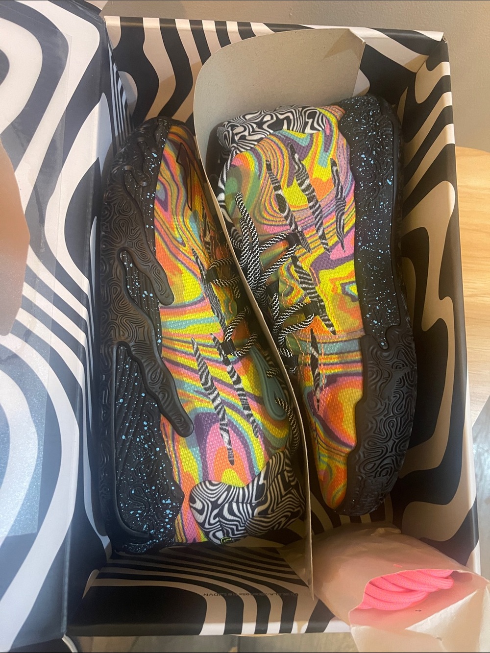 PUMA Melo X Dexters Lab Mb.03 Basketball Multi Sneakers sz 6.5